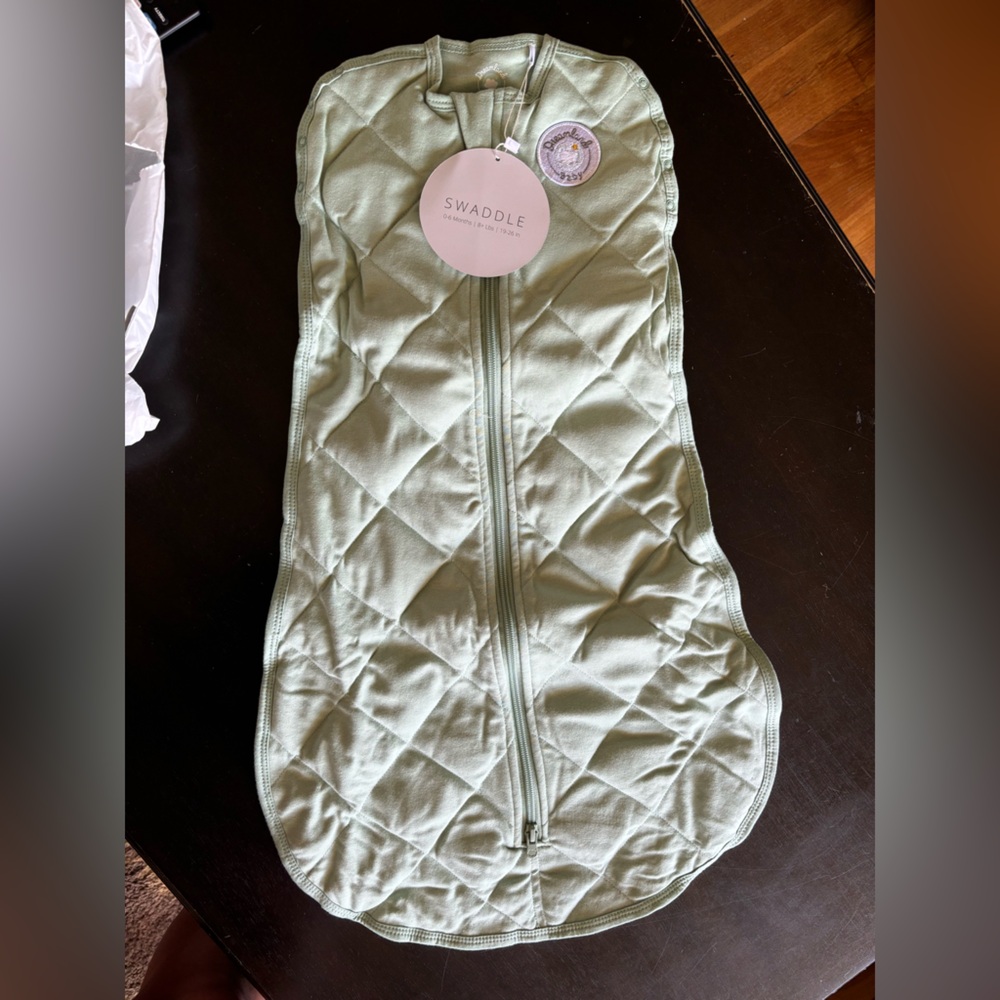 NWT Dreamland baby weight swaddle in sage green
